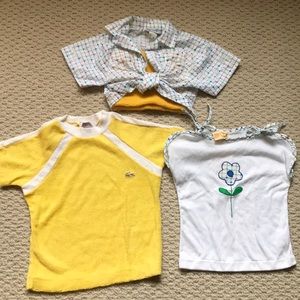 Three 4/4T BNWT girls tops. Perfect!